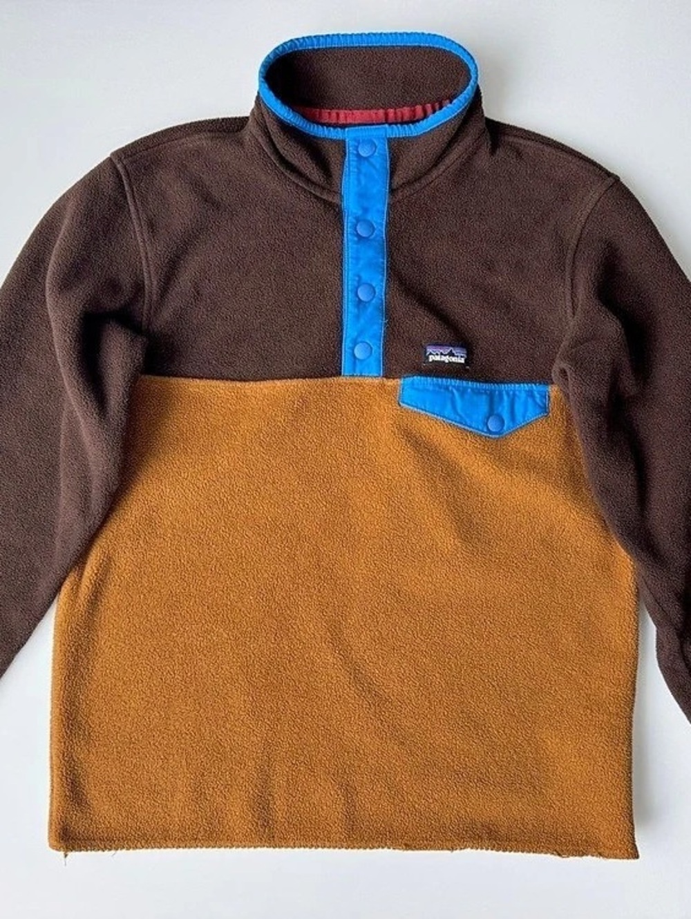 Patagonia Kids Boys Outdoor Retro Fall Cozy Gorpcore Synchilla Fleece Pullover S